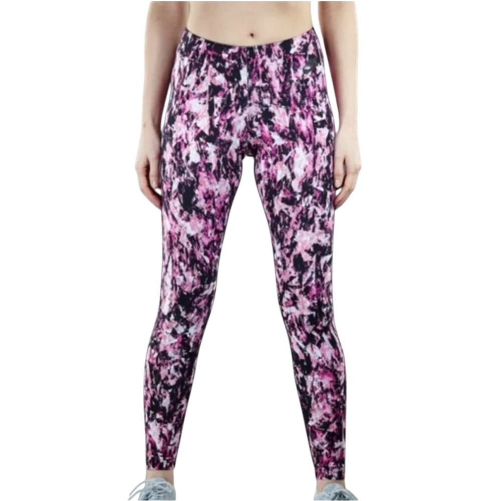 Nike Encore Leg-A-See Mishmash Pink and Black Leggings Size Small